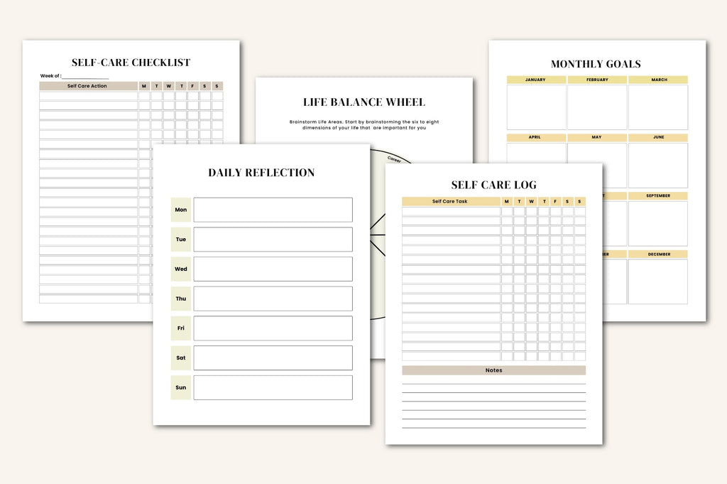 Life Goals Vision Board Workbook