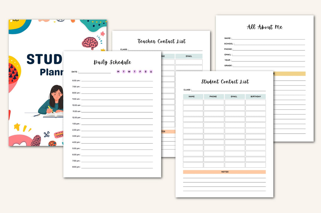 ADHD Mega Planner with project planner and organization templates