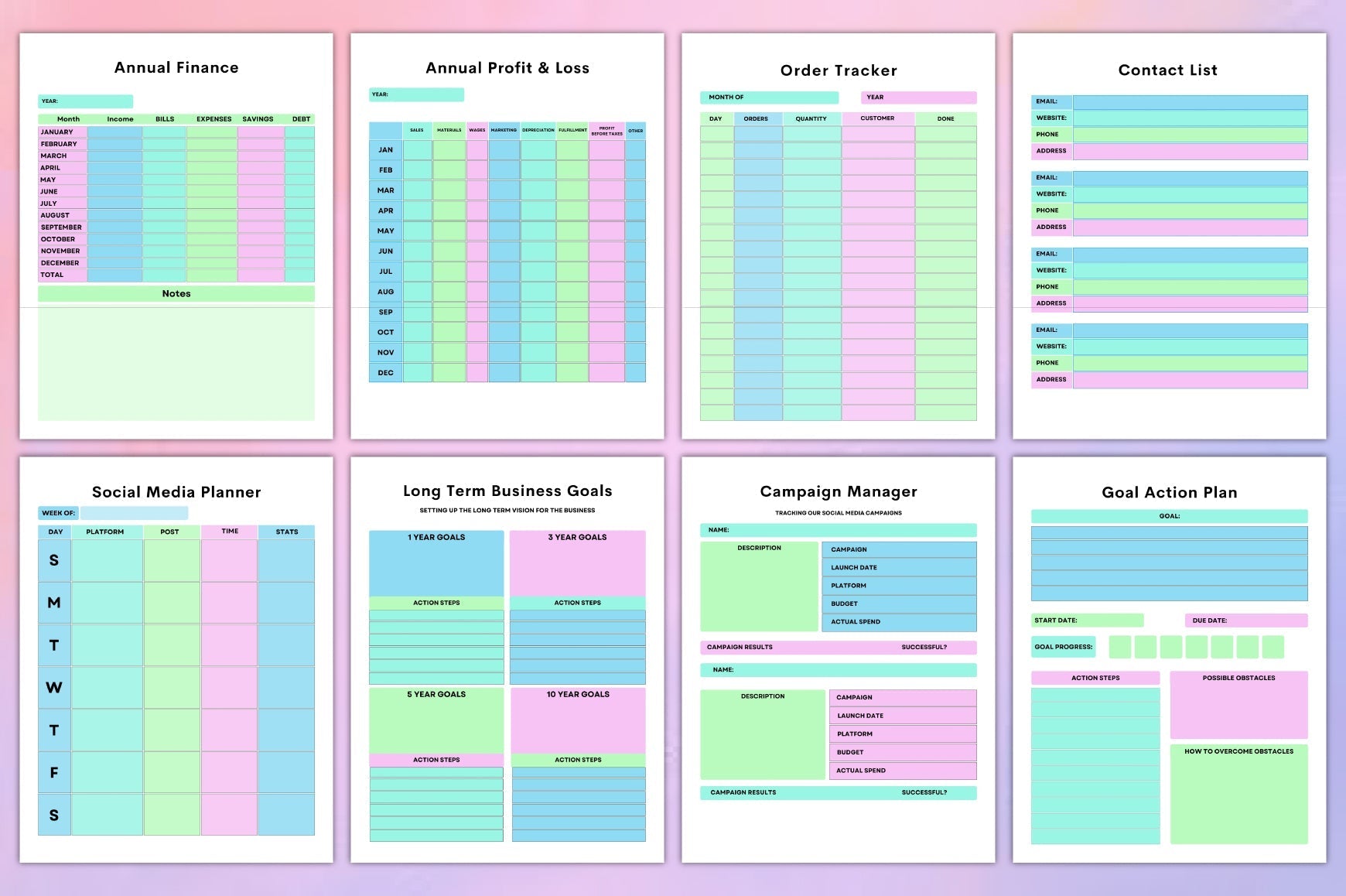 Small Business Planner