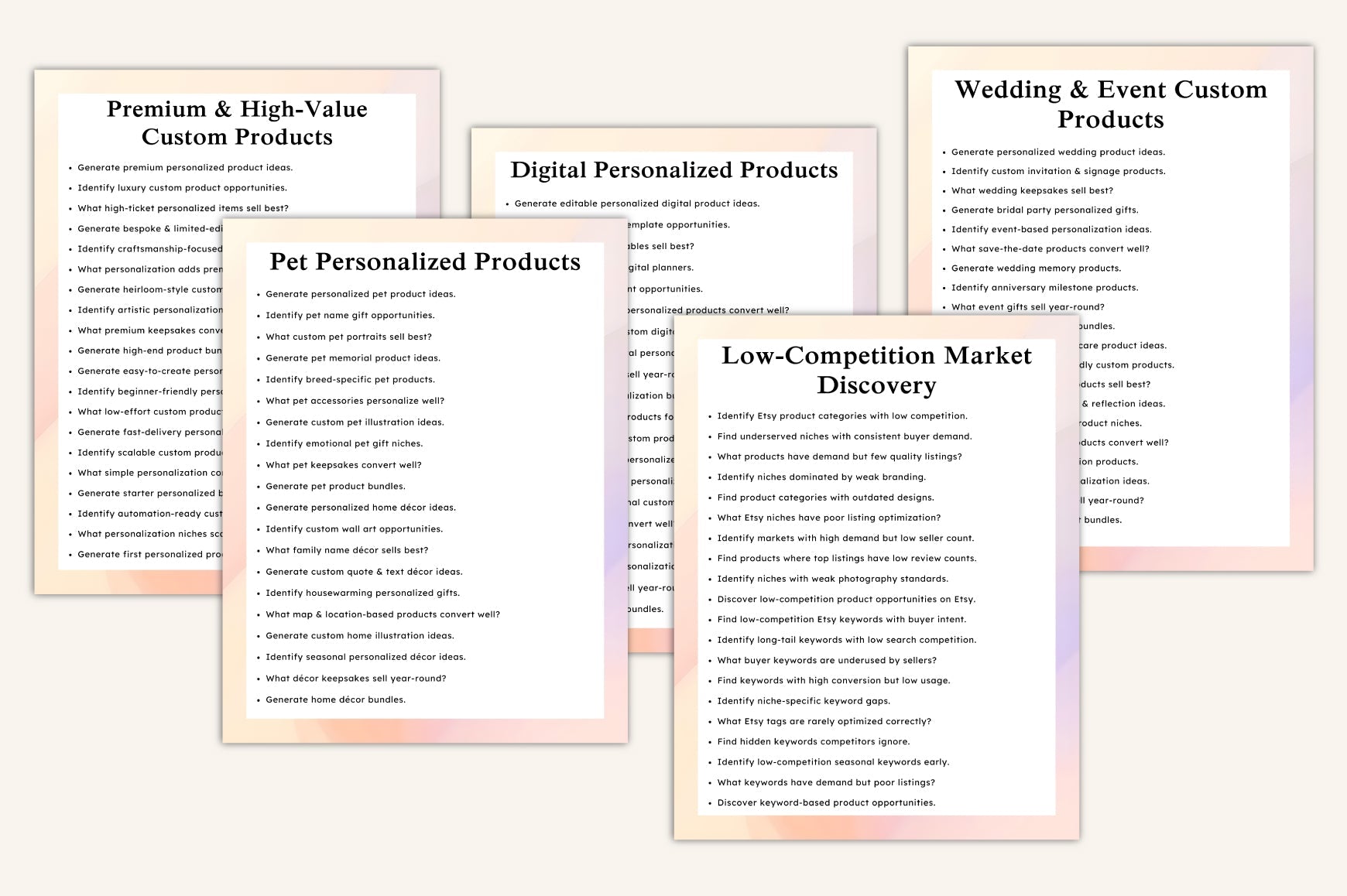 Etsy Product Idea Prompts
