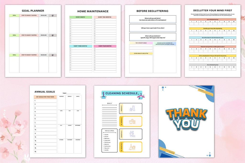 Decluttering Planner