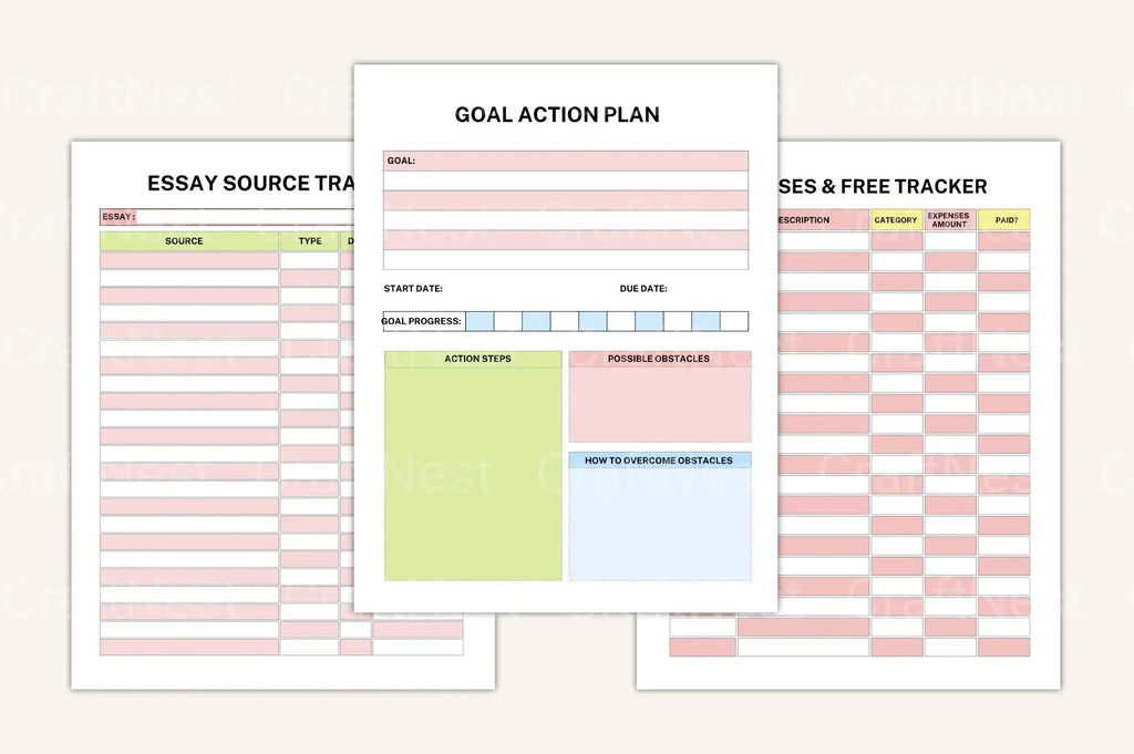 ADHD Printable Planner printable planning pages for ADHD