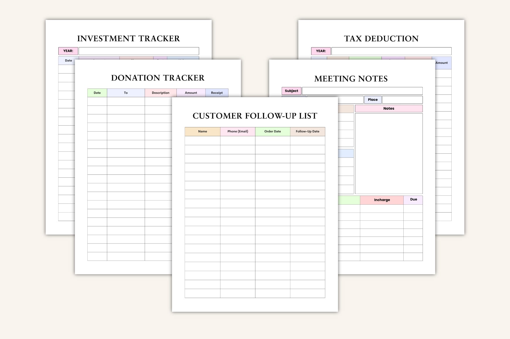 Craft Business Planner