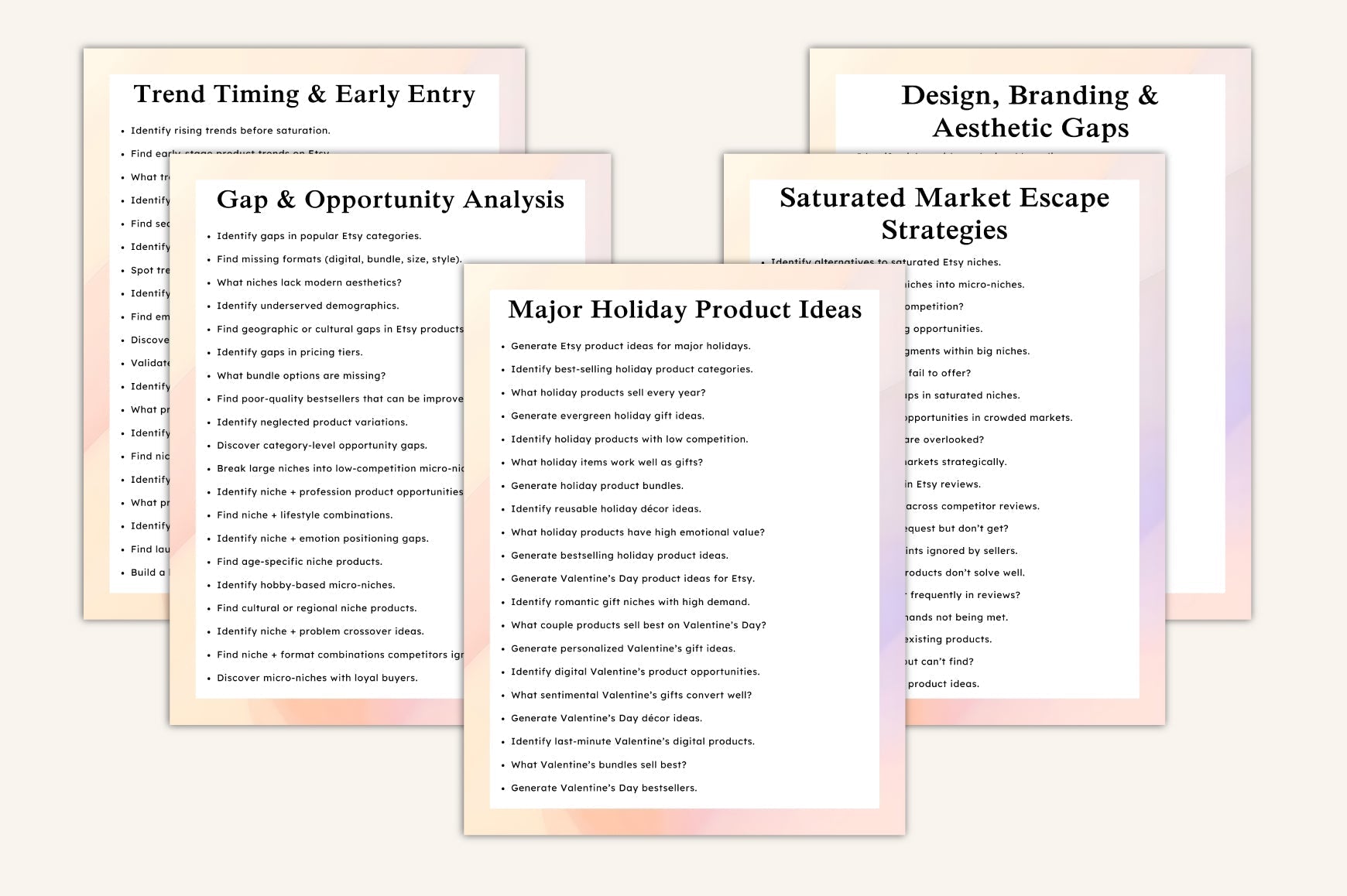Etsy Product Idea Prompts