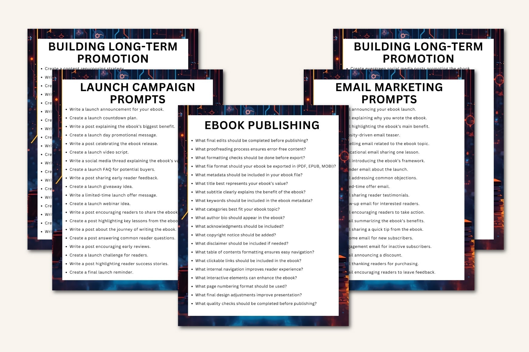 Ebook Creation AI Prompts