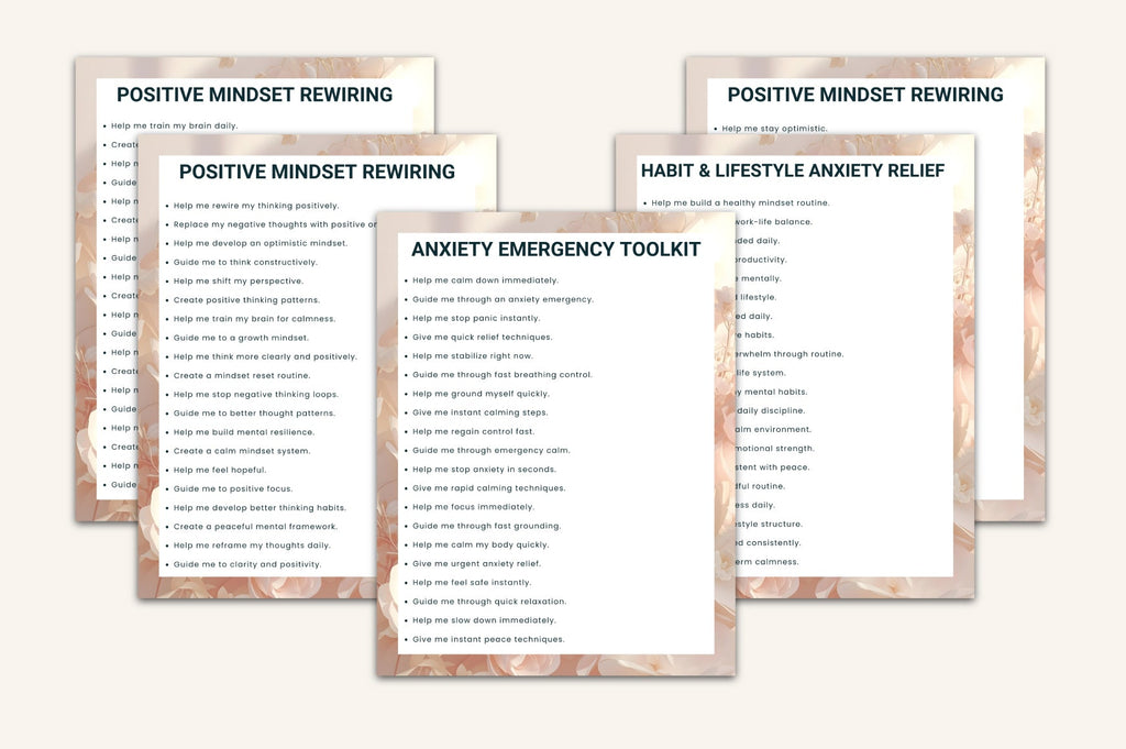 Anxiety Relief Prompts