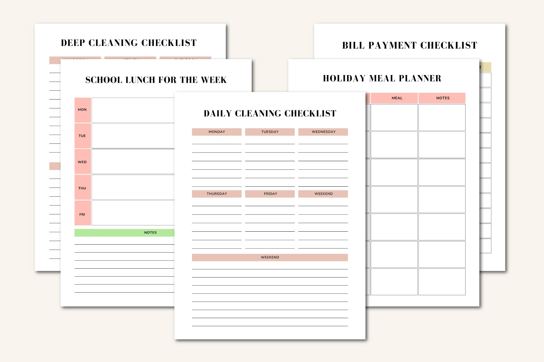 House Management Mega Binder