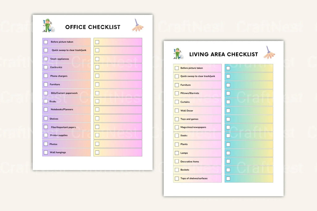 ADHD Cleaning Tips and Strategies printable organization tips