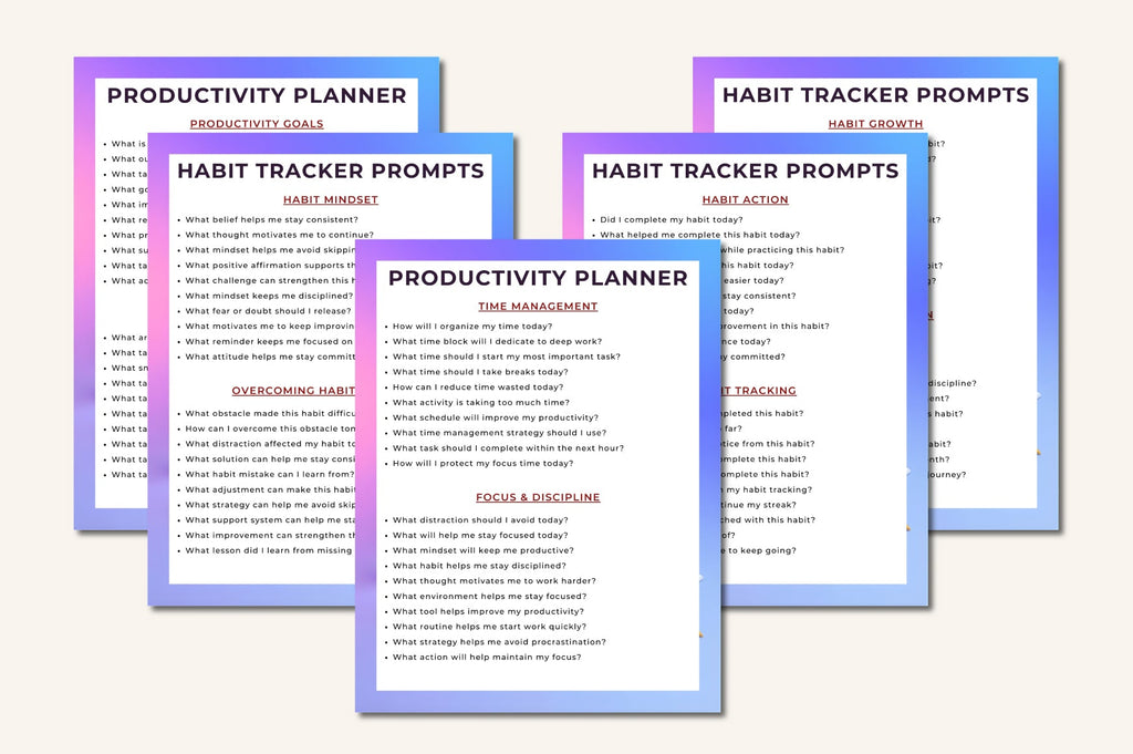 Digital Planner Prompt Guide