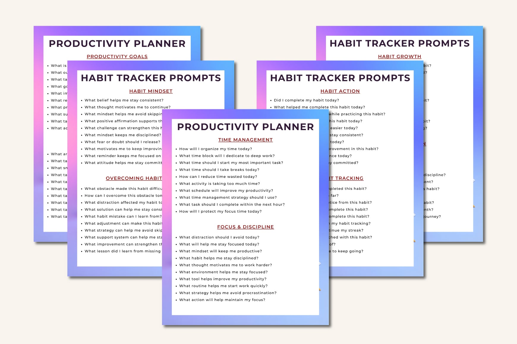 Digital Planner Prompt Guide