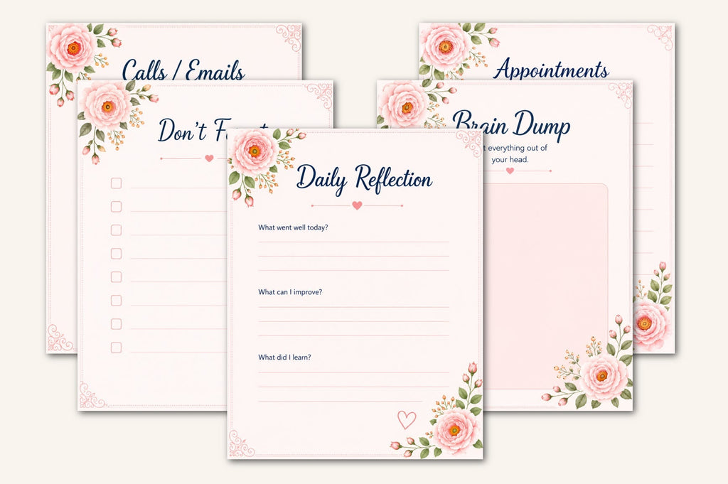 Mom Daily Productivity Planner