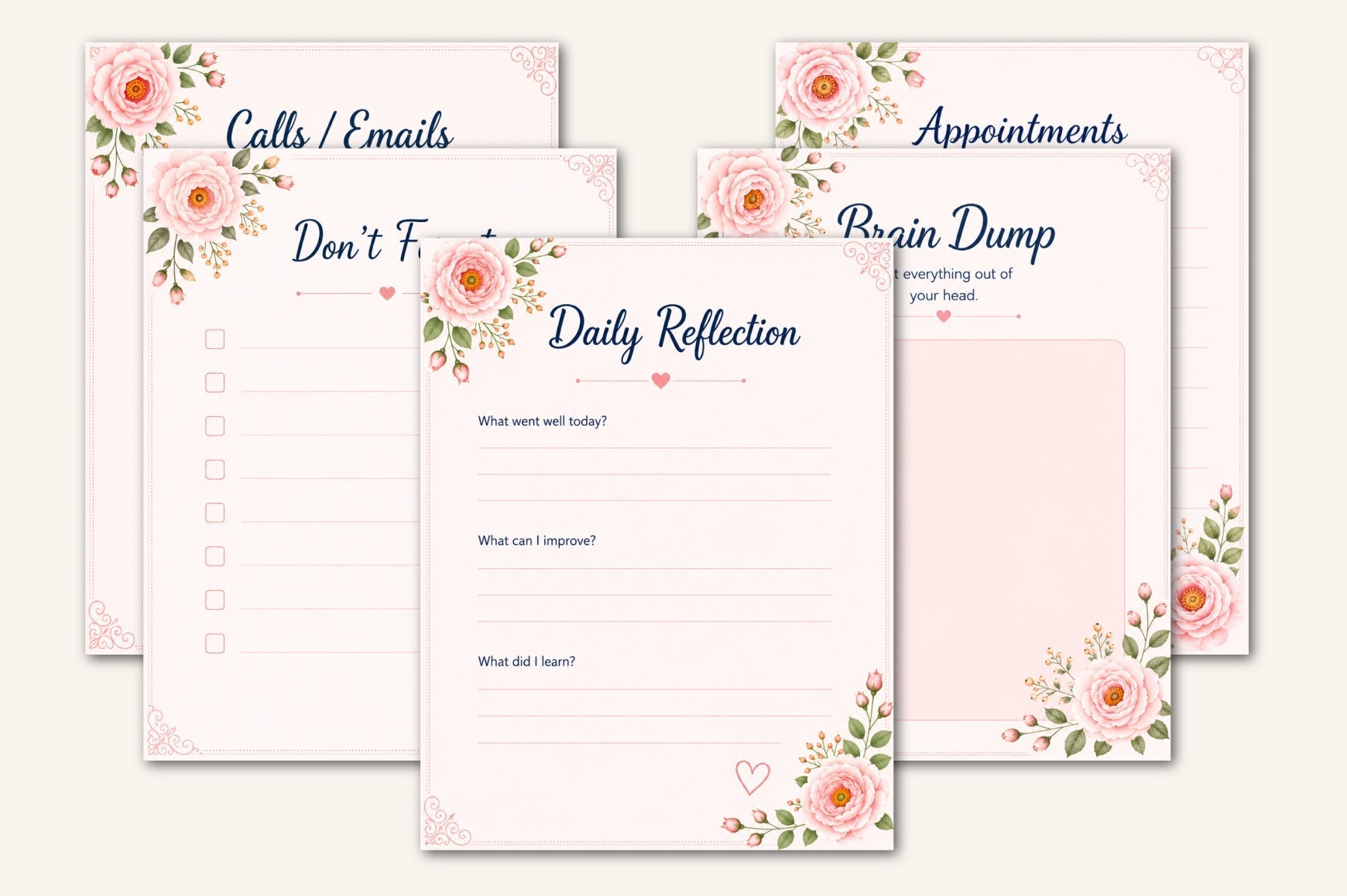 Mom Daily Productivity Planner