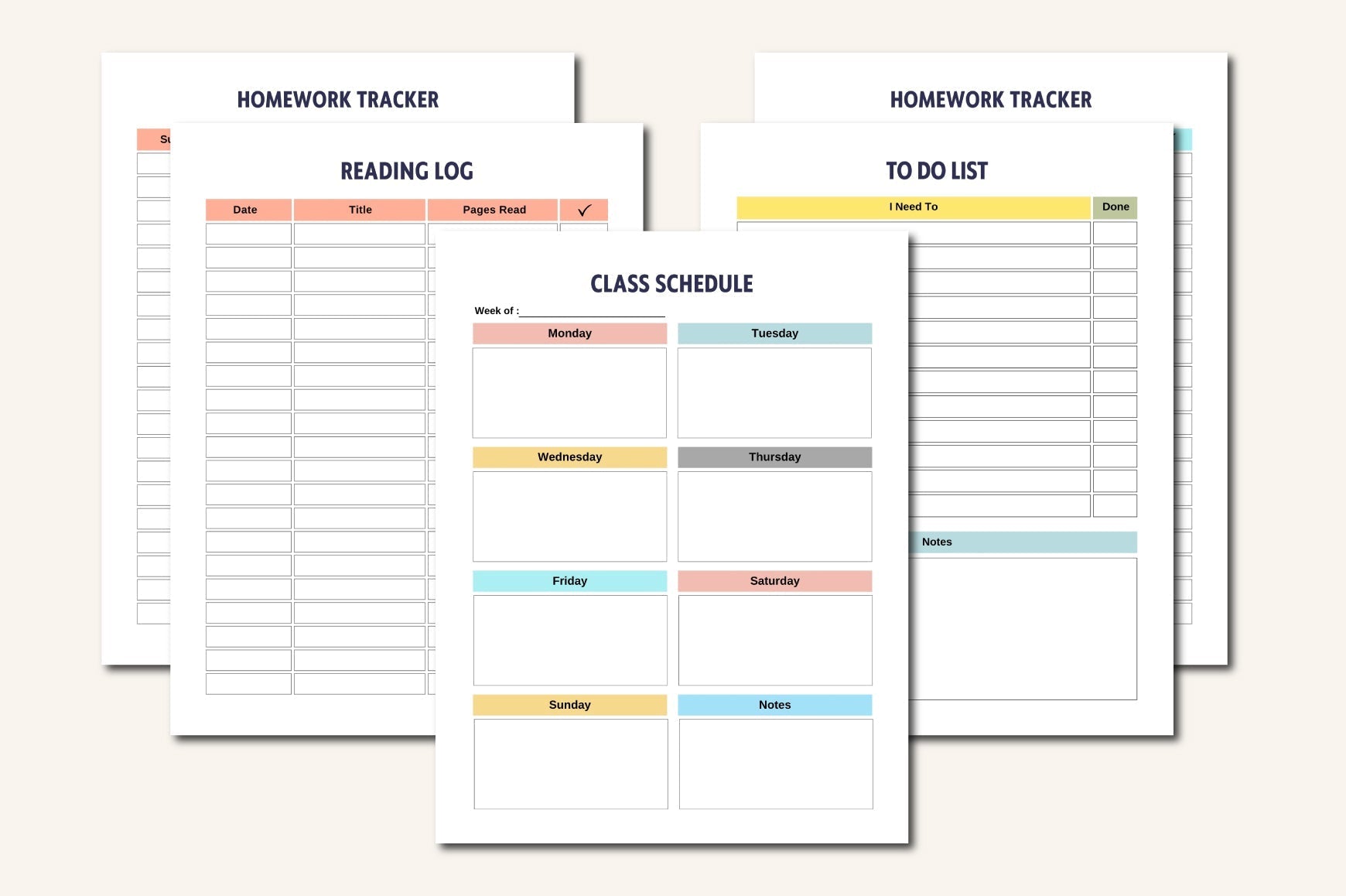 Homeschool Management Binder Planner