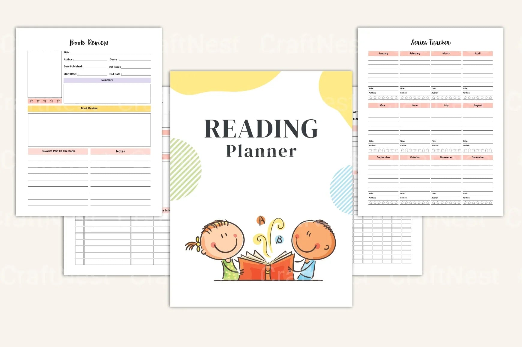 ADHD Mega Comprehensive Insights and Solutions habit tracking and organization pages