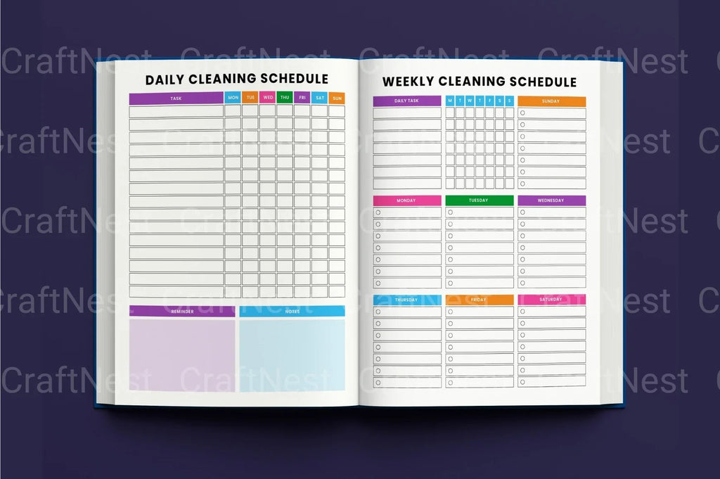 ADHD Printable Planner printable household task management pages