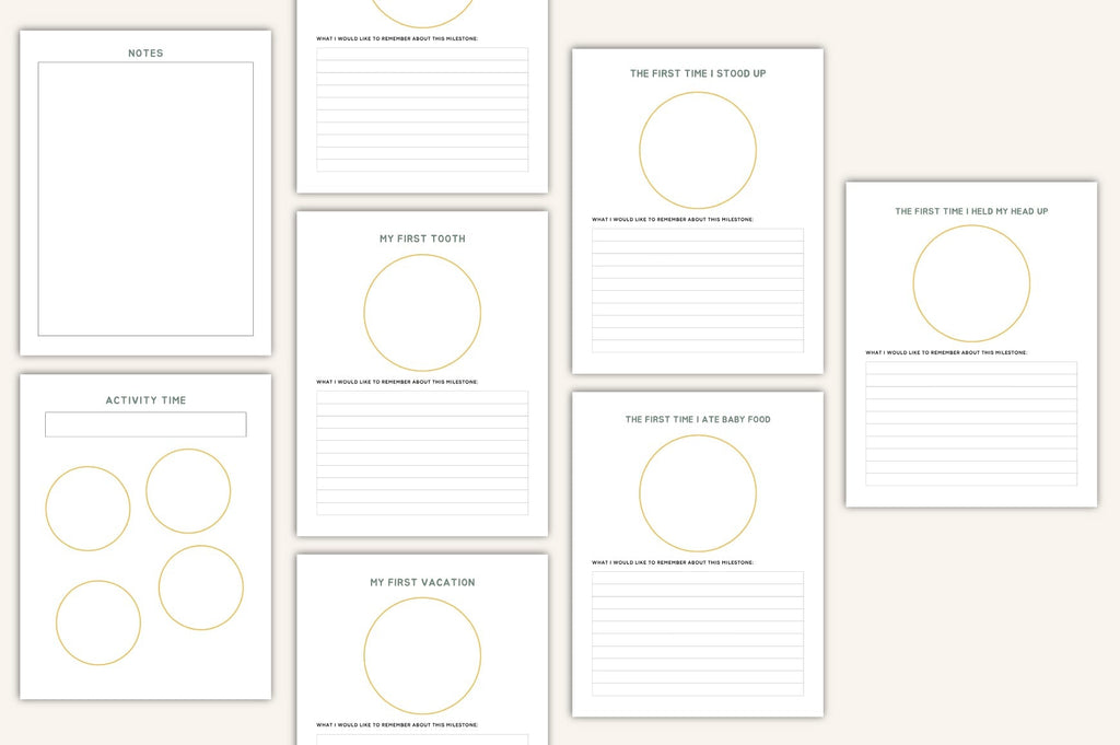 Baby Milestone Journal