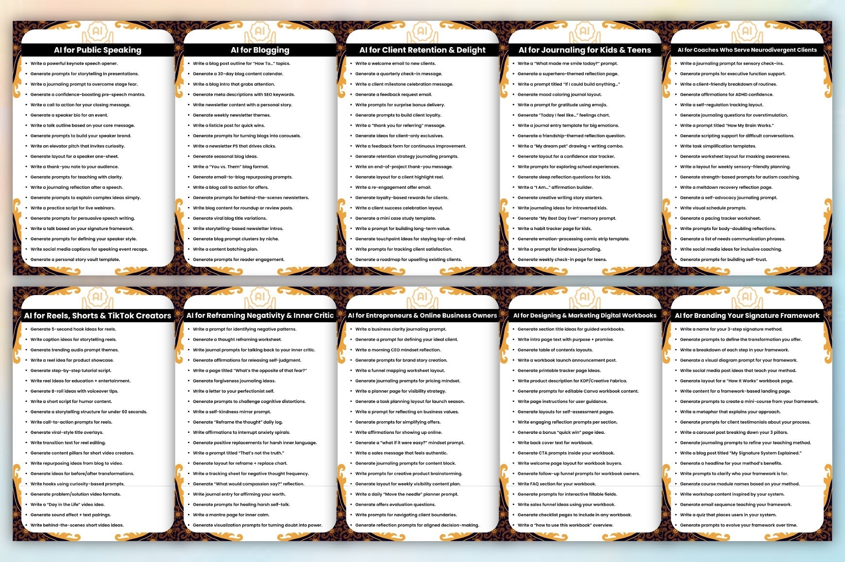 The Ultimate ChatGPT Library Prompts