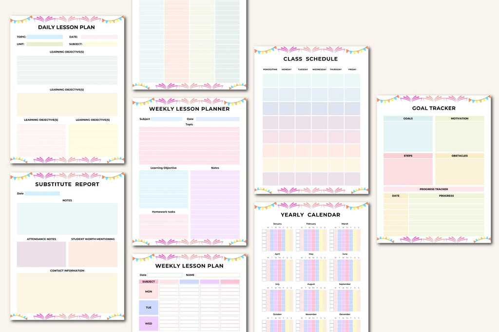 Teacher Planner 100 Workbook