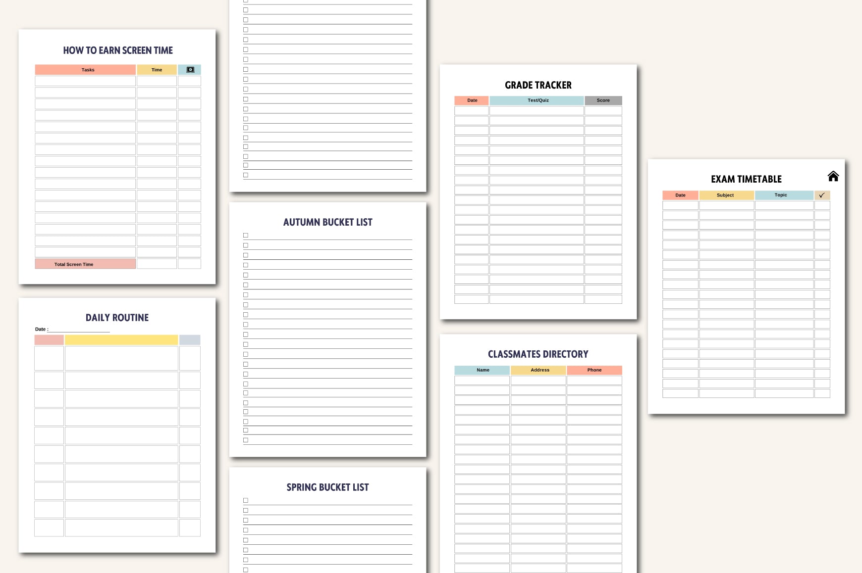 Homeschool Management Binder Planner