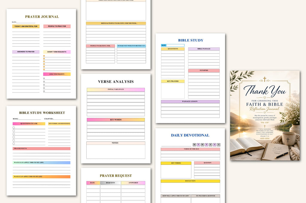 Faith Bible Reflection Journal