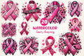 Breast Cancer Awareness Clipart Bundle