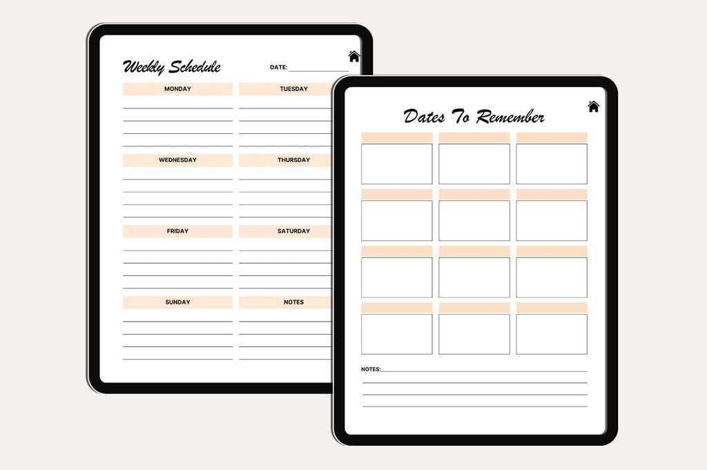 Editable Baby Shower Planner