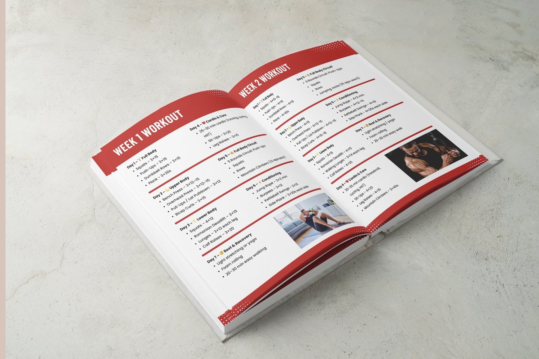 Week Men's Fitness Program Guide