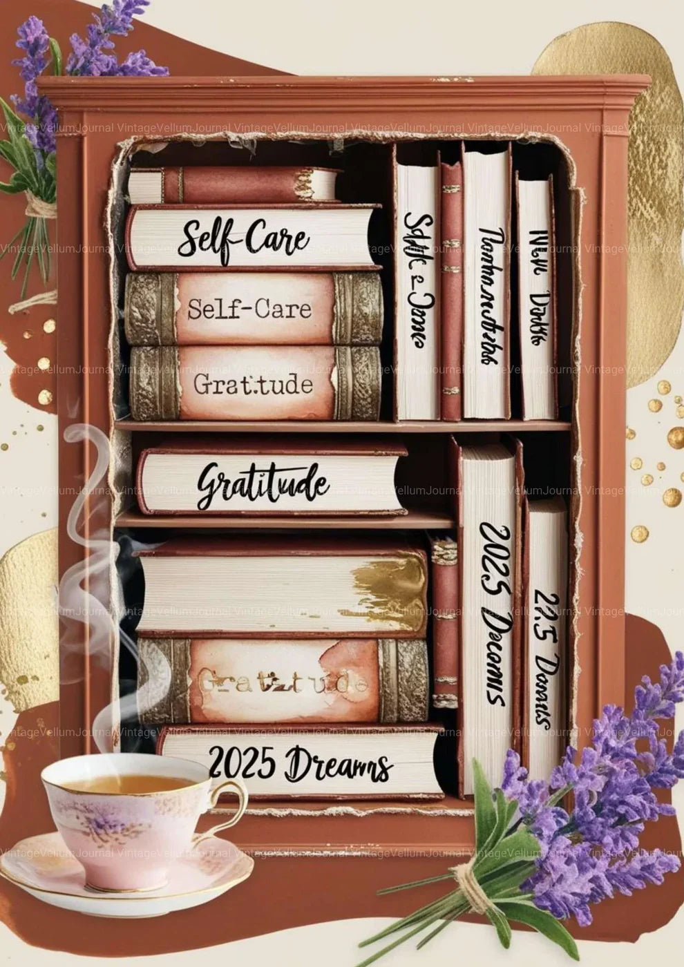 Self Care Junk Journal Pages