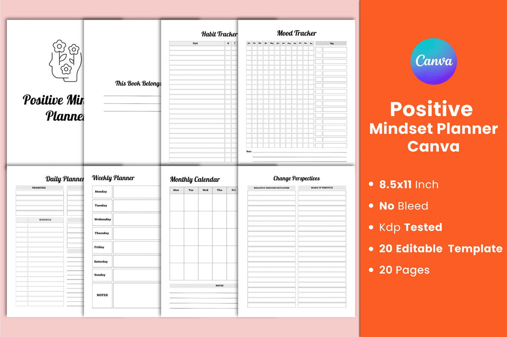 Positive Mindset Planner