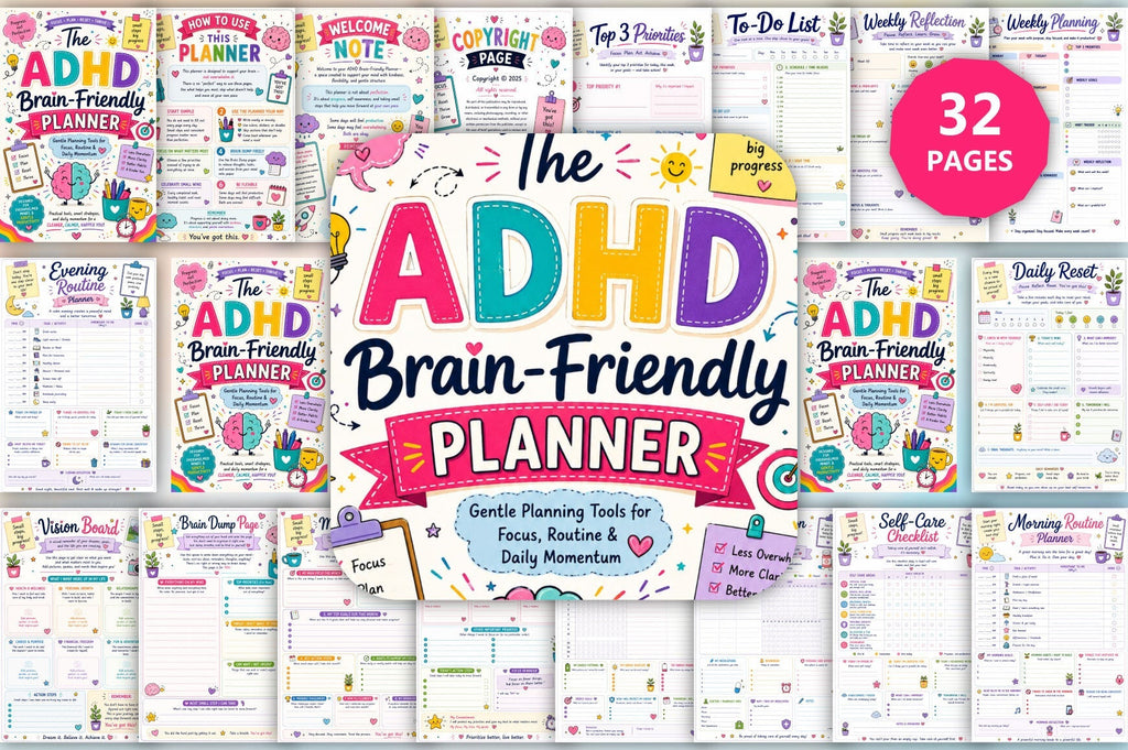 The Adhd Brain Friendly Planner