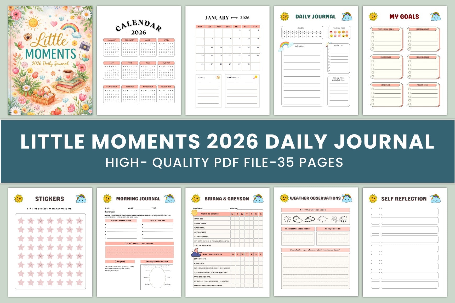 Little Moments Daily Journal