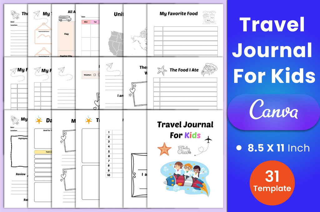 Travel Journal for Kids