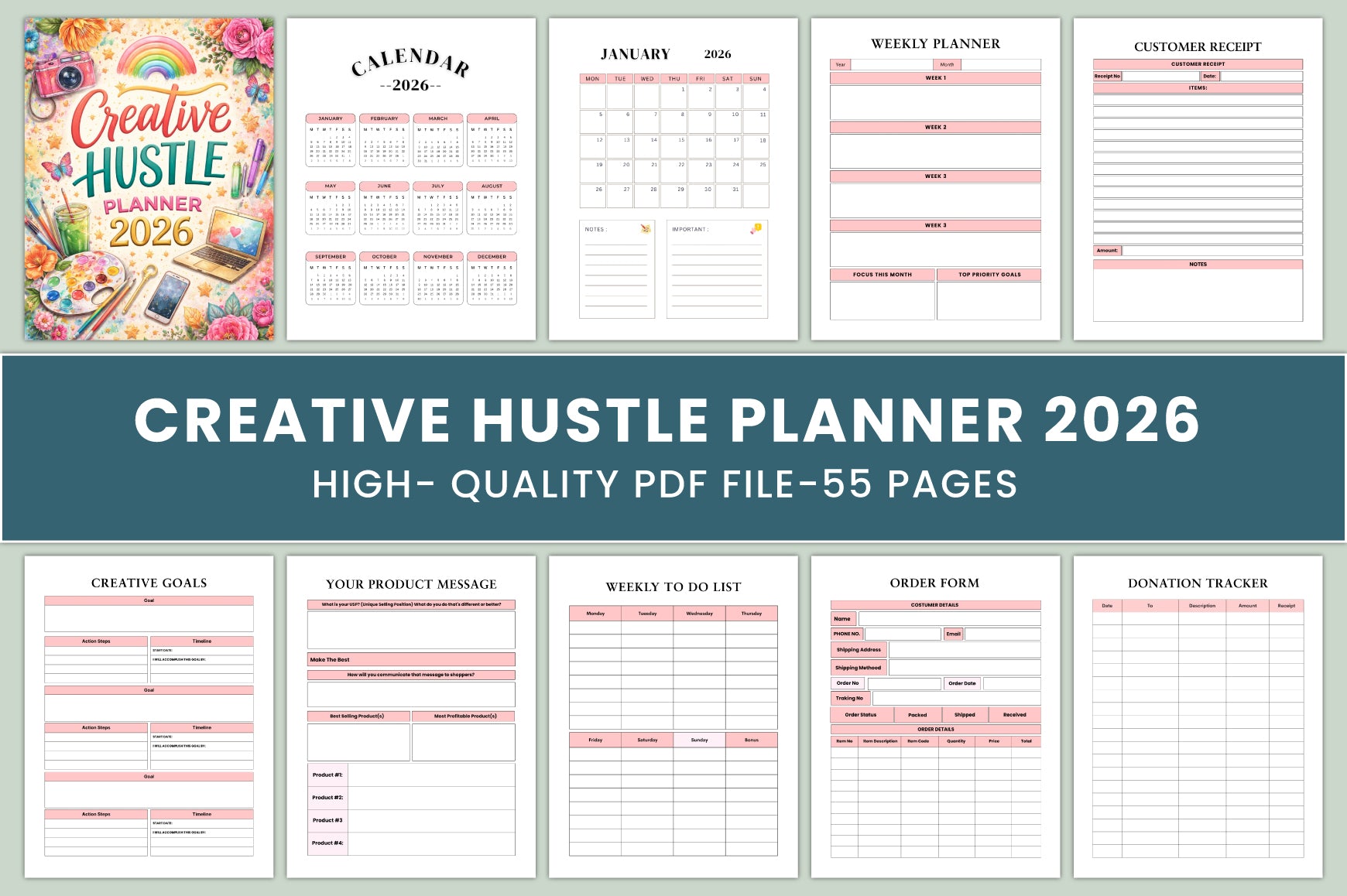 Creative Hustle Planner