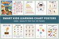 Smart Kids Learning Chart Posters Guide