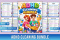 ADHD Planner Bundle cover with printable planning and organization pages