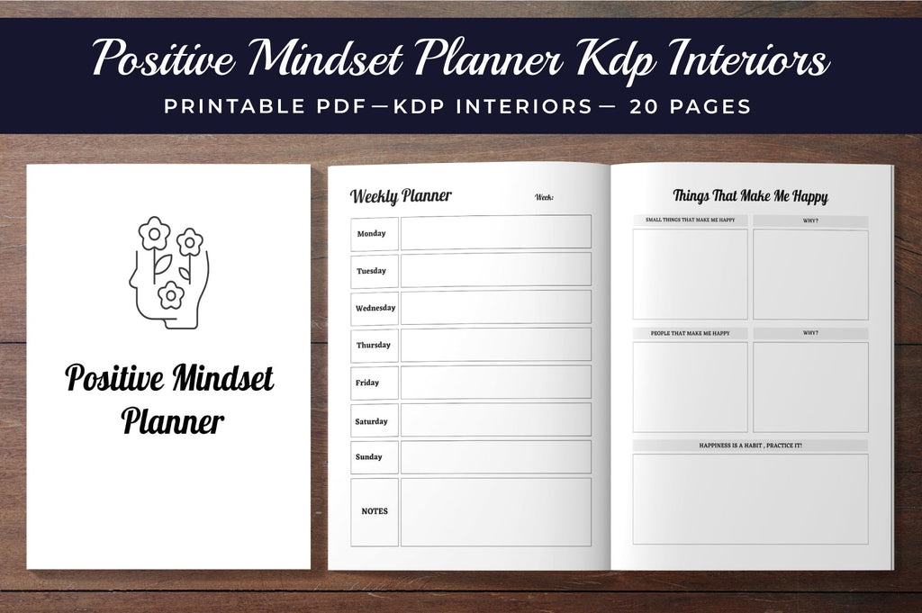 Positive Mindset Planner