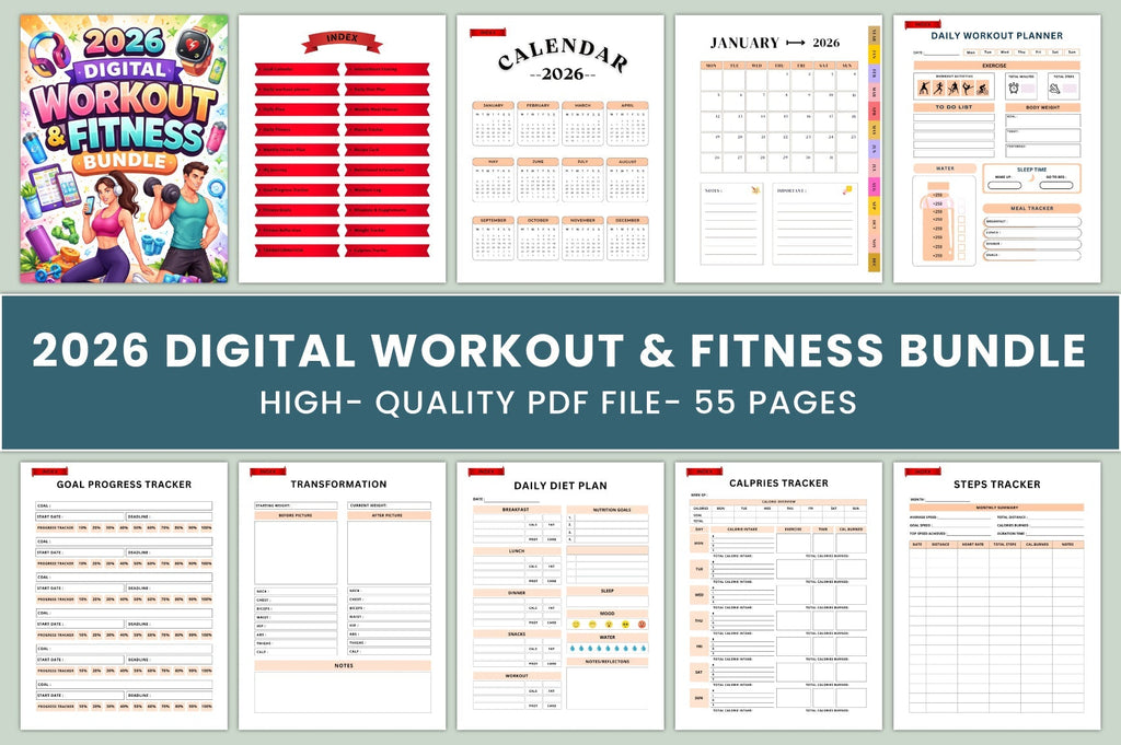 Workout Fitness Planner