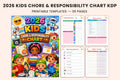 Kids Chore Responsibility Chart Planner