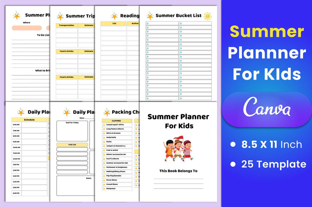 Summer Planner for Kids