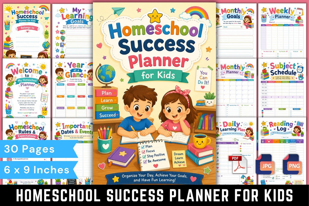 Homeschool Success For Kids Planner
