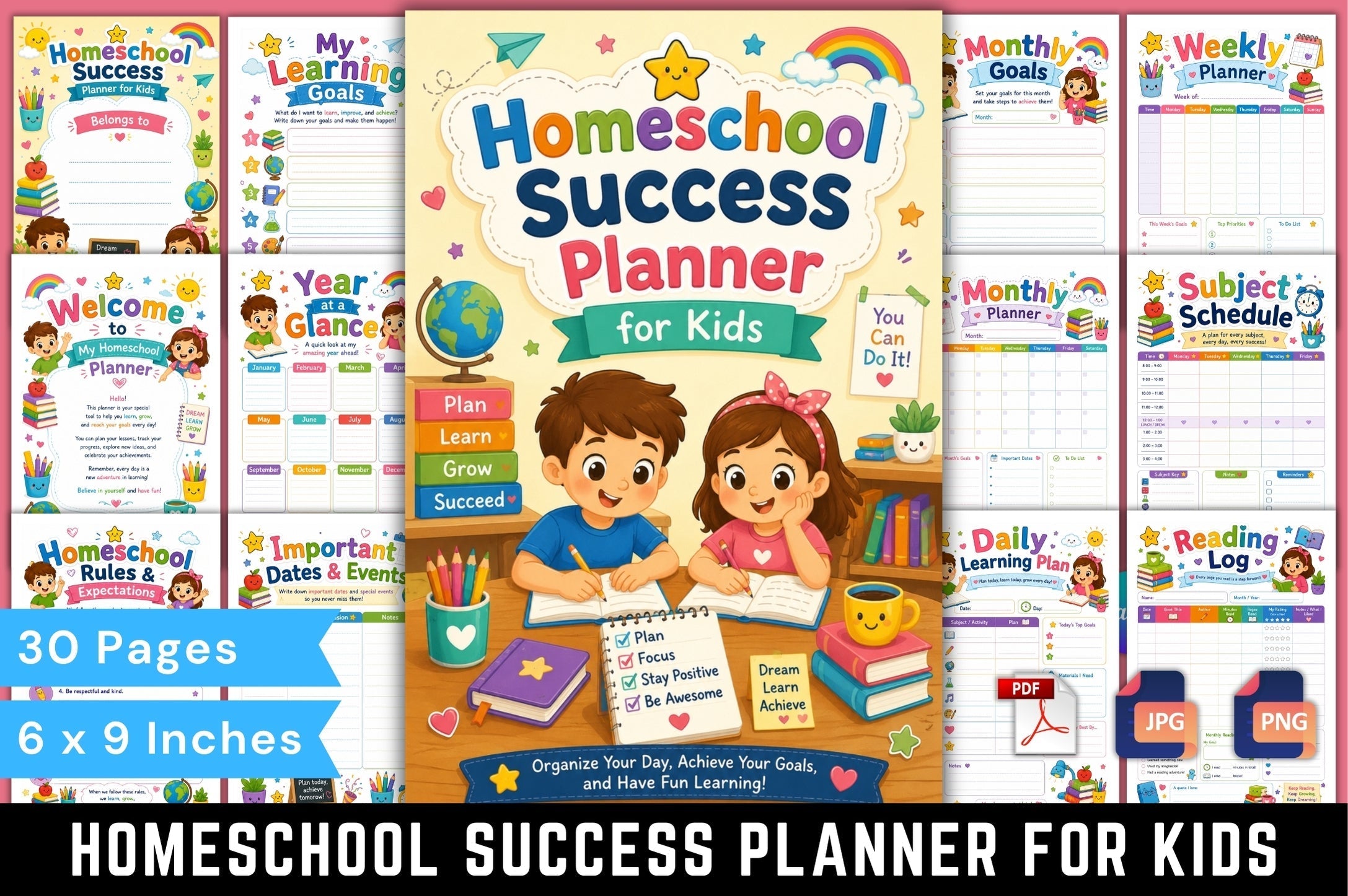 Homeschool Success For Kids Planner