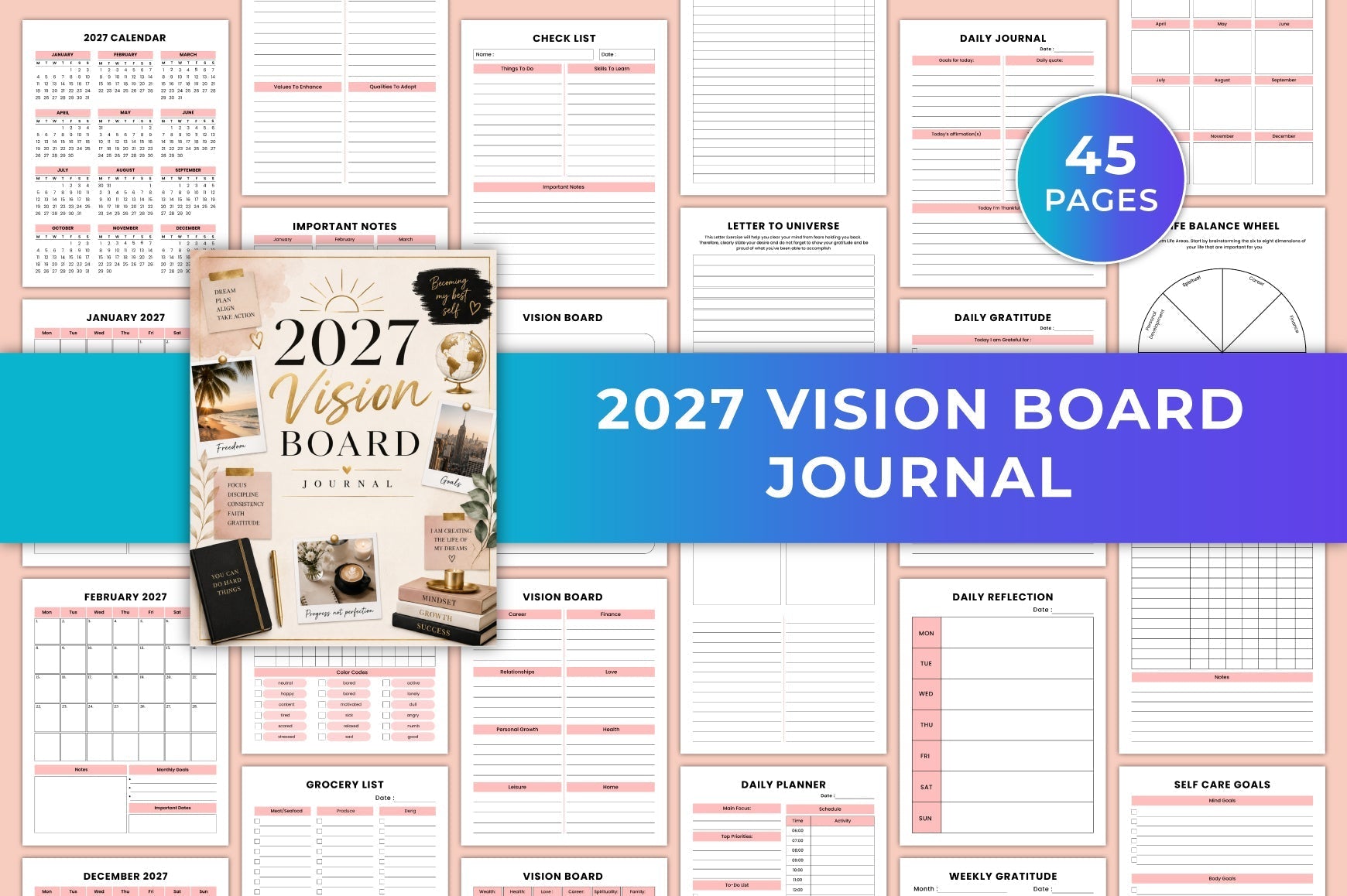 Vision Board Journal
