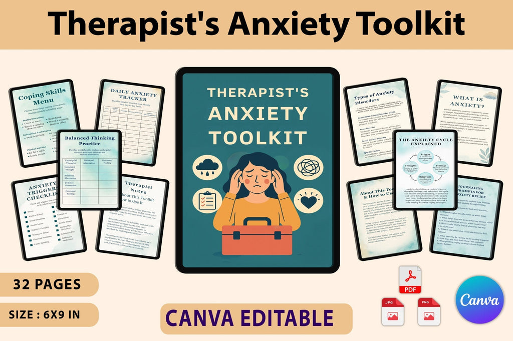 Therapists' Anxiety Toolkit Planner