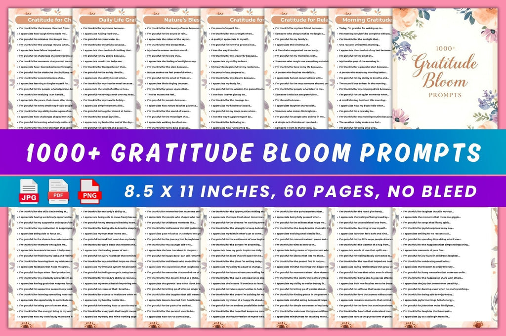 Gratitude Bloom Prompts