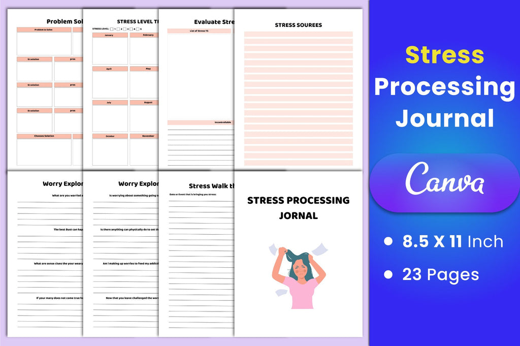 Stress Processing Journal Planner
