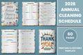 Annual Cleaning Schedule Planner