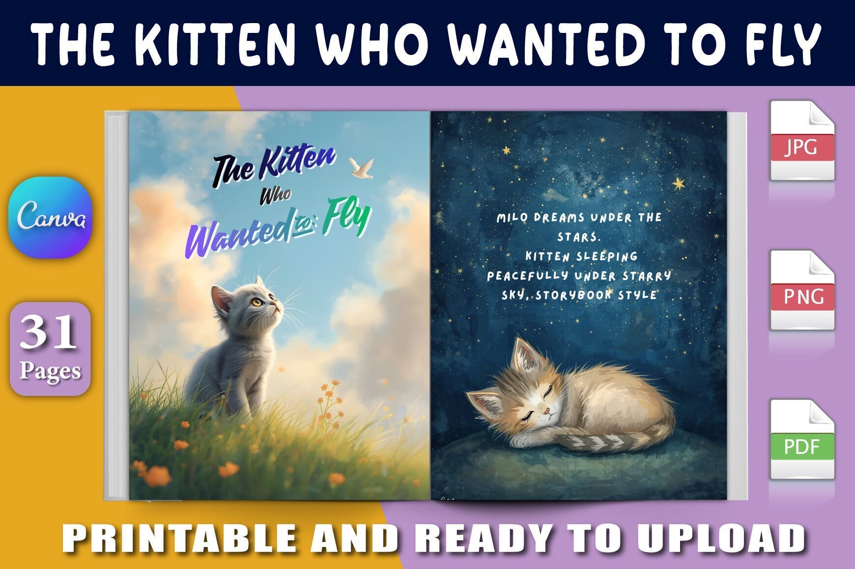 The Kitten Who Wanted to Fly