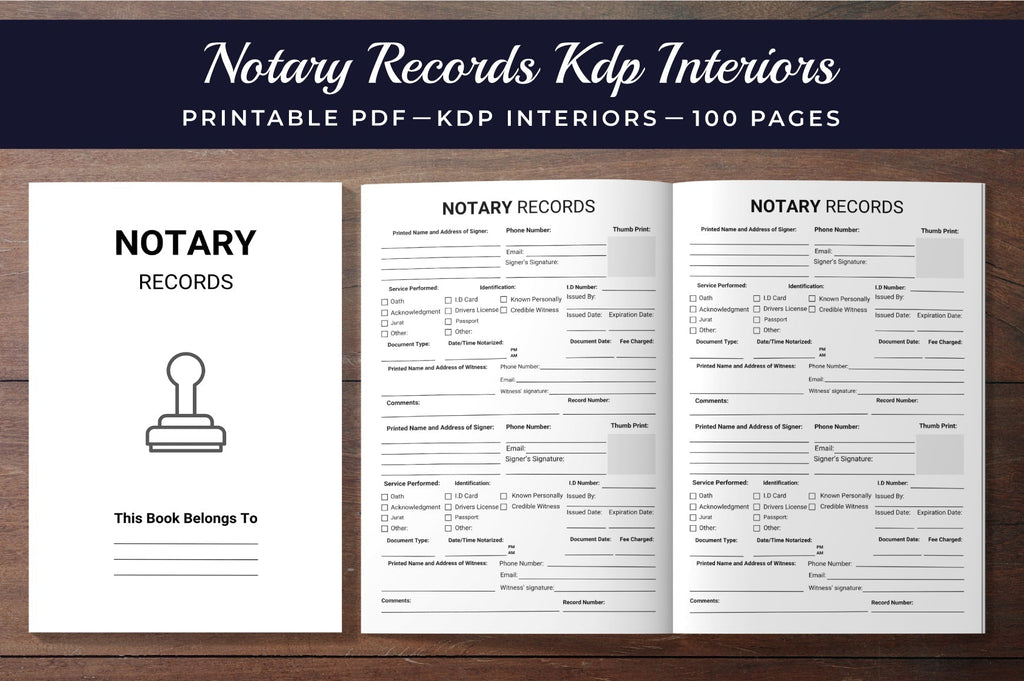 Notary Records Planner