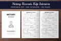 Notary Records Planner