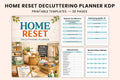 Home Reset Decluttering Planner